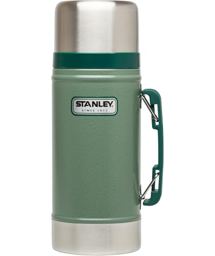 STANLEY Classic Legendary Vacuum Insulated Food Jar 17oz, 24oz - Stainless Steel, Naturally BPA-free Container - Keeps Food/Liquid Hot or Cold for 15…