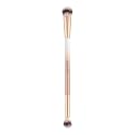 FLOWER BEAUTY Makeup Brushes | Dual Ended Eyeshadow Brush For Even & Precise Blending | Soft Washable Synthetic Fibers |1 Piece