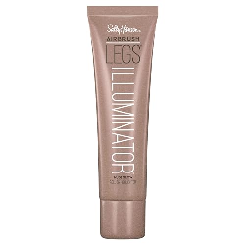 Sally Hansen Airbrush Legs, Illuminator Leg Makeup, Nude Glow 3.3 Oz.
