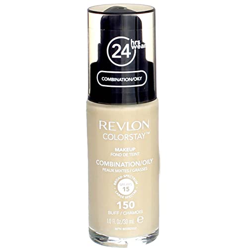 Revlon Colorstay Foundation 24hrs Makeup 30ml | RRP 12.49 | (Buff 150 Combination/Oily Skin) by Revlon
