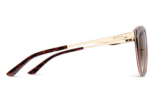 SMITH Somerset Sunglasses - Performance Sports Sunglasses for Cycling, Running, Baseball, Golf - for Men & Women - Tortoise + Polarized Brown Gradient