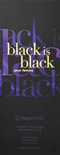 Nuparfums Group Black is Black Pour Femme Perfume, 3.4 Ounce