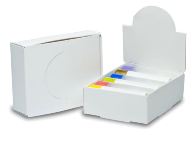 AZBB White Arched Lip Balm Tube Display Boxes (1) Beauty and Personal Care Arizona Bath & Body LLC
