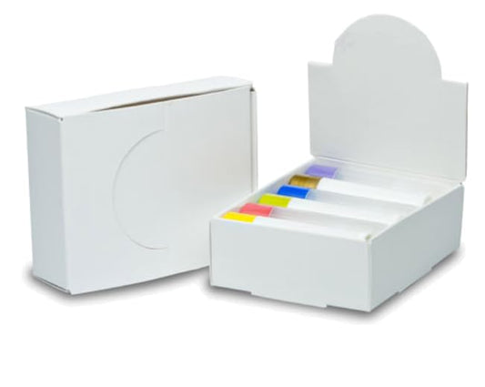 AZBB White Arched Lip Balm Tube Display Boxes (1) Beauty and Personal Care Arizona Bath & Body LLC