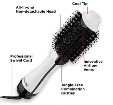 Revlon Special Edition Salon One-Step Hair Dryer & Volumizer, White