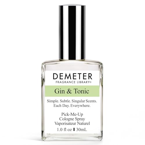 DEMETER Natural Perfume Spray Cologne for Women, Gin & Tonic, 1 oz
