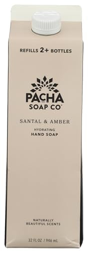 Pacha Soap Santal & Amber Refill Hand Soap, 32 FZ