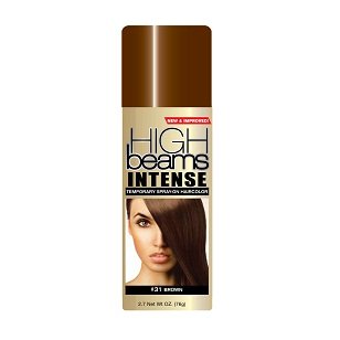 High Beams Intense Temporary Spray-On Hair Color - Brown 2.7 oz (6 PACK)