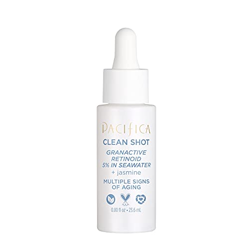 Face Serum by Pacifica - Clean Shot Granactive Retinoid 5% Solution - Anti-Aging Facial Serum with Advanced Retinoid Complex for Fine Lines & Smoother
