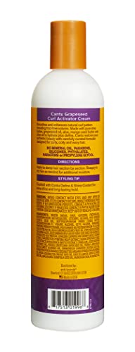 Cantu Shea Butter for Natural Hair Moisturizing Curl Activator Cream, 12 Ounce