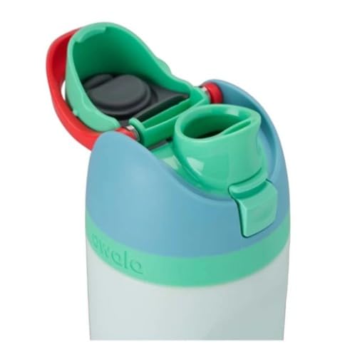 Owala FreeSip Kids 16 fl. oz. Rain Forest BPA Free Water Bottle with Spout Lid