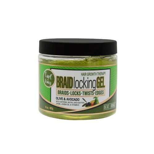 NEXT IMAGE - Braid Locking Gel [Olive & Avocado] 3oz