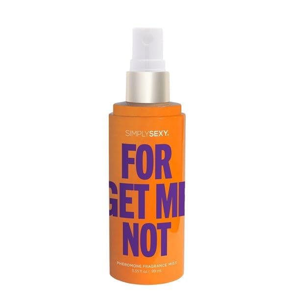 Simply Sexy Affirmations Forget Me Not Pheromone Body Mist for Women - Warm Spiced Woody Scent with Notes of Natural Orange, Lemon, Coconut, and Pear
