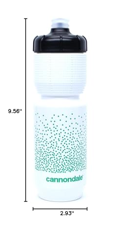 Cannondale Gripper Water Bottle Bubbles White w/ Green 750ml/25oz CP52
