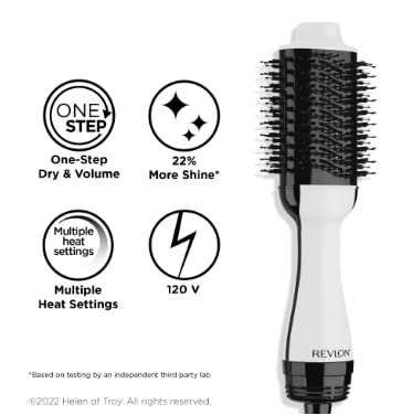Revlon Special Edition Salon One-Step Hair Dryer & Volumizer, White