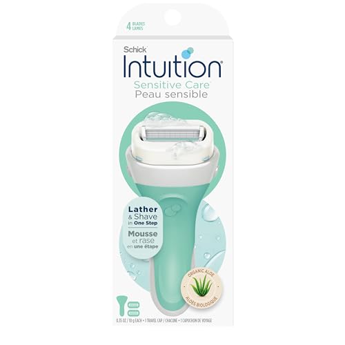 Schick Intuition Razors for Women with Sensitive Skin | 1 Razor & 2 Intuition Razor Blades Refill with Organic Aloe Beauty and Personal Care INTUITION Default Title