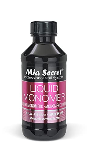 1 MIA SECRET 4 oz / 120ml LIQUID MONOMER PROFESSIONAL ACRYLIC NAIL SYSTEM Beauty & Personal Care Mia Secret
