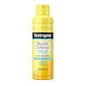 Neutrogena Beach Defense Sunscreen Spray SPF 50, Hawaii Reef Act 104 Compliant, Octinoxate & Oxybenzone Free, Broad Spectrum, Fast Absorbing