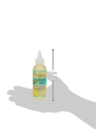 Originals by Africa's Best Therapy Argan Oil Stimulating Growth Oil, Penetrates & Rejuvenates Hair, Scalp, Nails and Skin, All Day Long Moisturizing