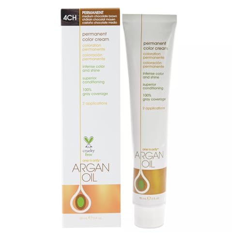 One N' Only Permanent Hair Color - Permanent Hair Dye Made with Argan Oil - Delivers Rich, Accurate Tones with Gray Coverage - Improves Moisture