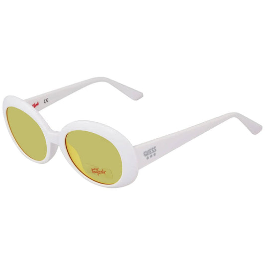 GUESS Yellow Oval Ladies Sunglasses GU8200 21E 52