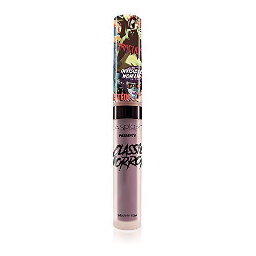 LA Splash Cosmetics Waterproof All Day Wear Liquid Matte Purple Lipstick Classic Hollywood Horror Collection [2017 LIMITED EDITION] (Mina)