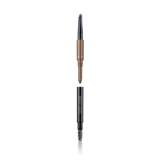 Estée Lauder The Brow Multi-Tasker 3-in-1 Tool | Eyebrow Pencil, Powder and Brush, 02 Light Brunette