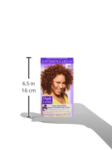 Dark & Lovely (Pack of 4) Fade Resistant Rich Conditioning Color 376 - Red Hot Rhythm