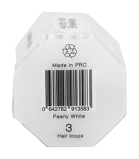 Goomee Original The Markless Hair Loop (Box of 4) Pearly White 4 Pc