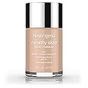 Neutrogena Healthy Skin Liquid Makeup Foundation with Broad Spectrum SPF 20 Sunscreen, Medium Coverage Foundation with Nourishing Pro-Vitamin B5, Warm