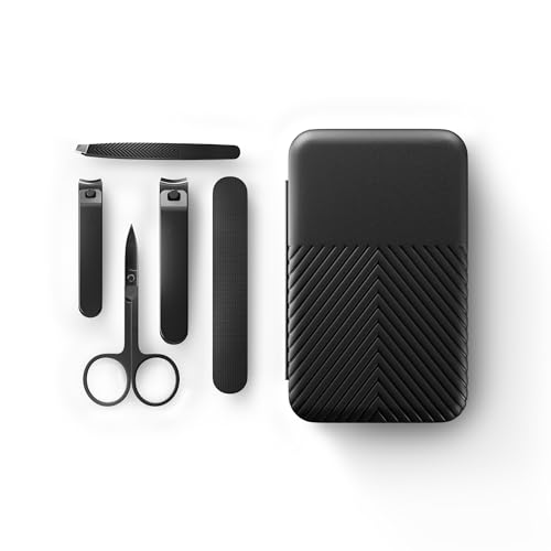 MANSCAPED® Shears 3.0, 5-Piece Precision Men’s Nail Grooming Travel Kit, Stainless Steel Manicure Set with Fingernail & Toenail Clippers, Nail File Beauty and Personal Care MANSCAPED Default Title
