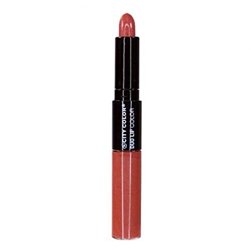 Color City, Duo Lip Color 2-in-1, Lipstick & Lip Gloss (mauve)