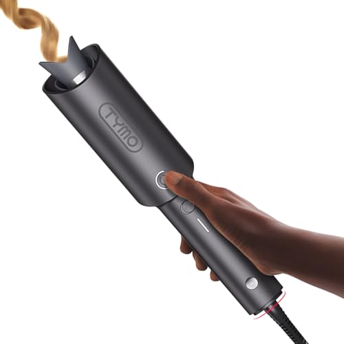 TYMO Automatic Rotating Curling Iron - TYMO CURLPRO Beach Waves Curling Wand, Portable Hair Curler, 500 Million Ionic, Dual Voltage & Lightweight Beauty and Personal Care TYMO Default Title