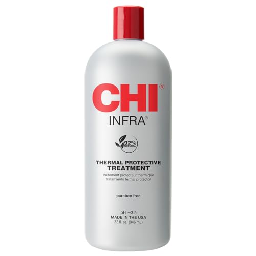 CHI Infra Thermal Protective Treatment, Hair Serum For Protecting Color & Adding Superior Shine & Softness, Hydrating Formula, Sulfate-free, 32 Oz