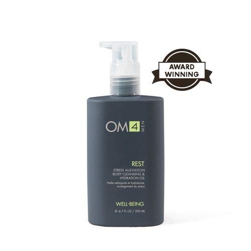 Organic Male OM4 Strengthen: Immune System Support Body Cleansing & Hydration Oil Mens Moisturizing Bath and Shower Oil