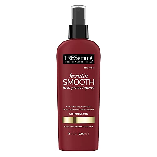 Tresemmé Heat Protect Spray with Marula Oil, Keratin Smooth for 5-in-1 Anti-Frizz Control 8 Oz Beauty and Personal Care TRESemmé Default Title
