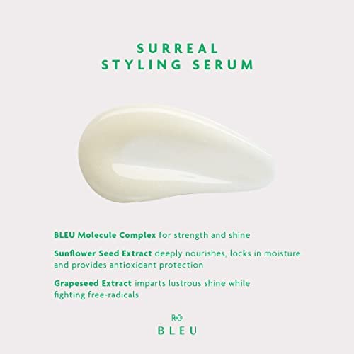 R+Co BLEU Surreal Styling Serum - Flexible Hold, Touchable Finish, Adds Softness, Body, Gloss, and Smoothness for All Hair Textures and Styles