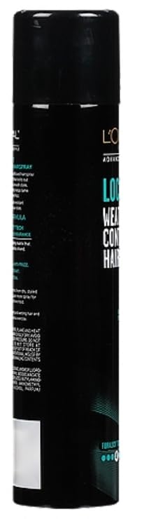 L'Oreal Advanced Hairstyle Lock It Weather Control Hair Spray Extra Strong Hold 8.25 oz (Pack of 2)