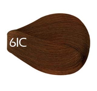 Vivitione Permanent Cream Color (6IC Dark Intense Copper) 3oz. - 100% Grey Coverage, Long Lasting Shine, Made in Italy.