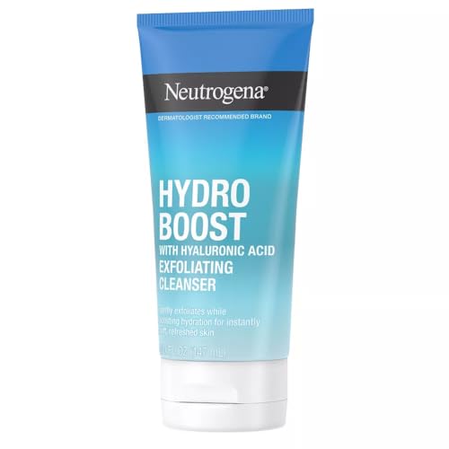 Neutrogena Hydro Boost Gentle Exfoliating Daily Facial Cleanser with Hyaluronic Acid - 5 fl oz White