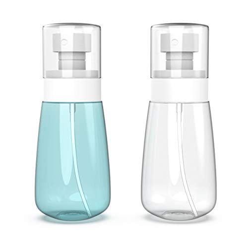 RELANOR Pack 2 Small Spray Bottle Travel Size 2oz/60ml - Fine Mist Mini Empty Spray Bottles - Leak Proof - for Toners, Face & Hair Mist Beauty and Personal Care RELANOR Default Title