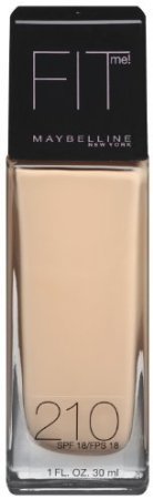 Myb Foundtn 210 Fitme Snd Size 1.0 O Maybelline Fit Me Foundation 210 Sand Beige 1.0fl Oz