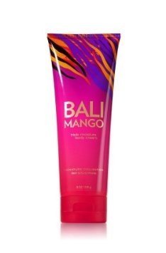 Bath & Body Works Bali Mango Triple Moisture Body Cream 8 Oz - Juicy Tropical Mango Hydration
