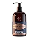 King C. Gillette Beard Wash, Mens Face Wash, 11 oz, Infused with Argan Oil and Avocado Oil to Cleanse Hair and Skin