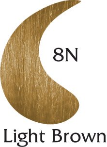 EcoColors Haircolor Light Brown - 8N (2 oz color 2 oz developer)