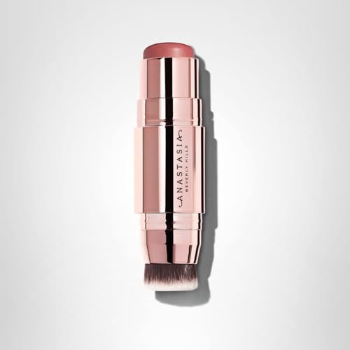 Anastasia Beverly Hills Stick Blush - Ultra-Lightweight Cream Blush Stick with Synthetic Fiber Brush for Seamless, Natural Glowing Color - Bubble Gum
