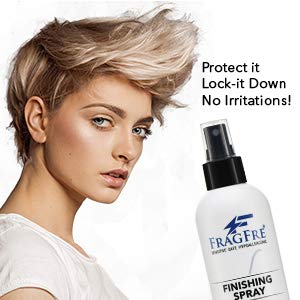 FRAGFRE Hair Finishing Spray Firm Hold 8 oz - Hair Spray for Sensitive Skin - Fragrance Free Hypoallergenic Parabens Free - Holds and Protects Your