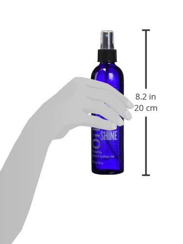 Bonfi Natural Oil-Free Wig Shine Spray, 8 Ounce