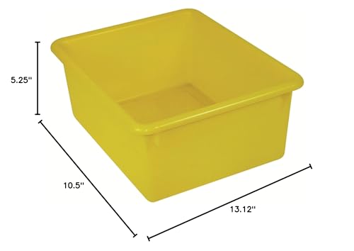 Romanoff Products 5" Stowaway Letter Box, Yellow