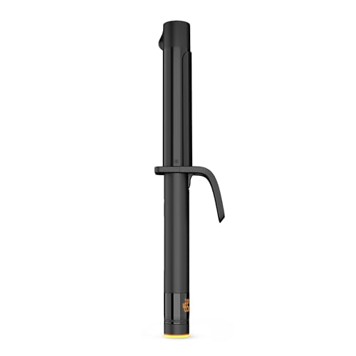 Hot Tools Pro Artist Black Gold Digital Salon Hair Curling Iron | Medium Loose Curls and Tousled Waves, (1-1/4 inch)